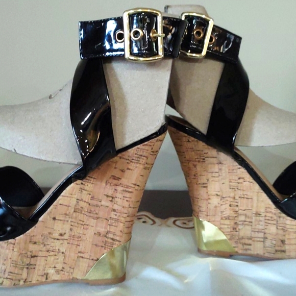 Sz 8 Colin Stuart Platform Wedges - Picture 4 of 7